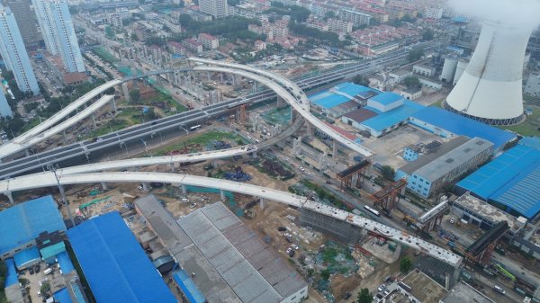 日斗优配 山东烟台红旗路完成全线桩基施工